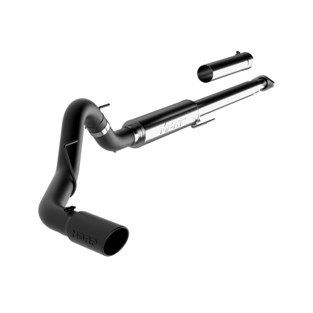 MBRP S5259BLK - 4 Inch Cat Back Exhaust System For 15-20 Ford F-150 2.7L/3.5L EcoBoost Single Black Finish MBRP 1