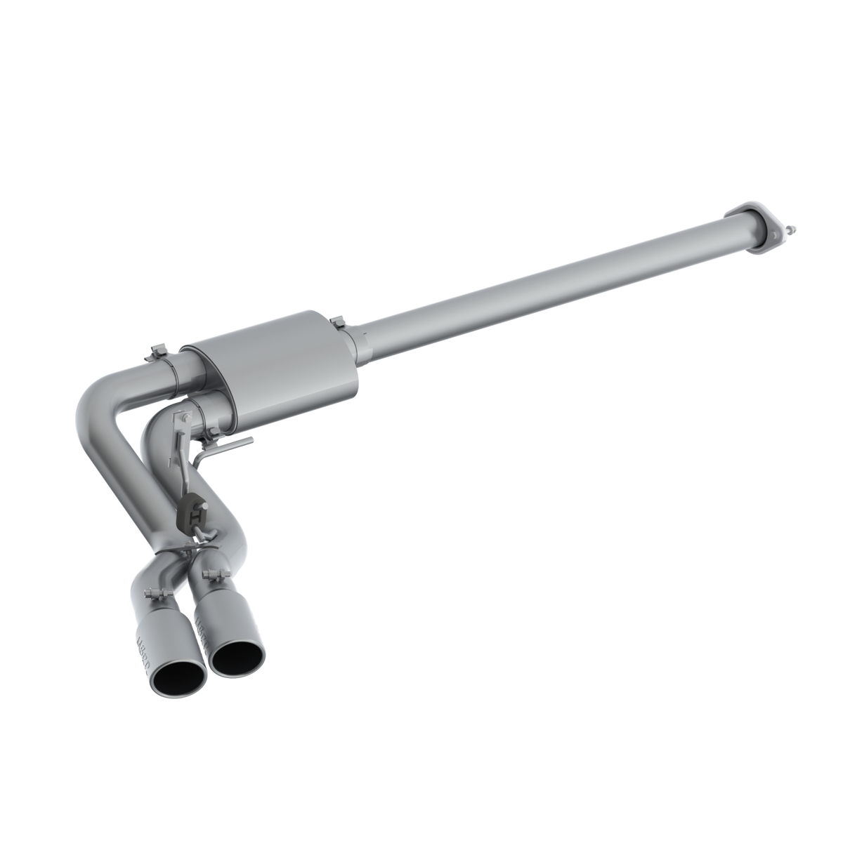 MBRP S5260304 - 3 Inch Cat Back Exhaust System For 15-20 Ford F-150 Single Side Dual T304 Stainless Steel MBRP 1
