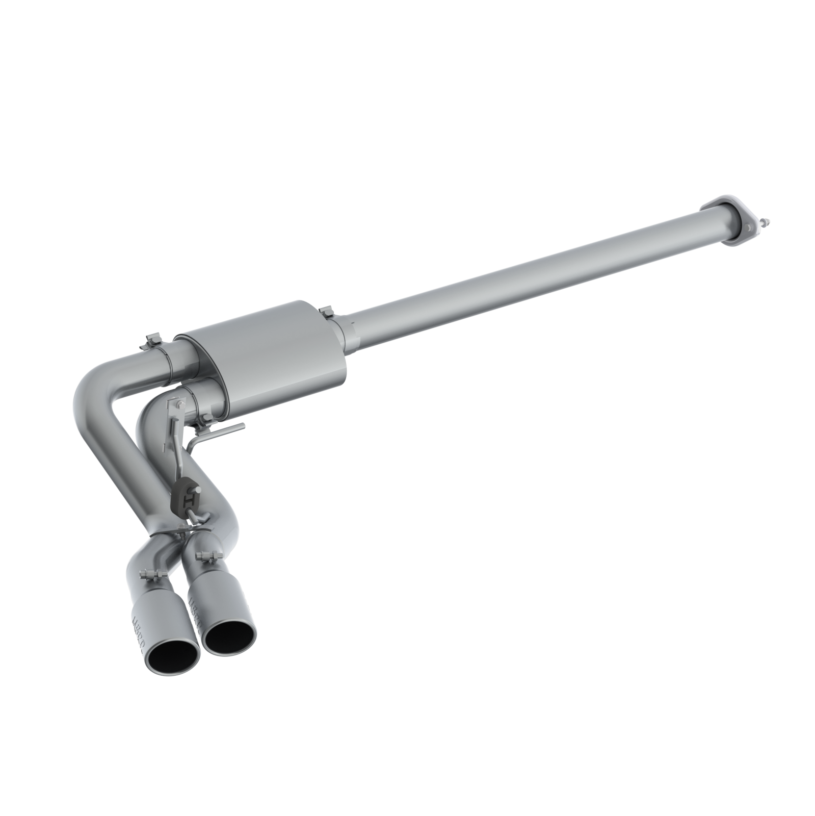 MBRP S5260304 - 3 Inch Cat Back Exhaust System For 15-20 Ford F-150 Single Side Dual T304 Stainless Steel MBRP 1