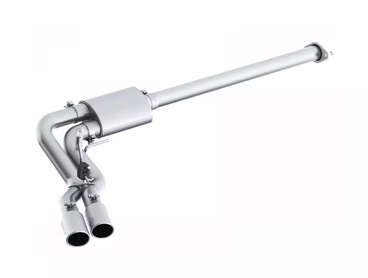 MBRP S5260AL - 3 Inch Cat Back Exhaust System For 15-20 Ford F-150 Single Side Dual Aluminized Steel MBRP