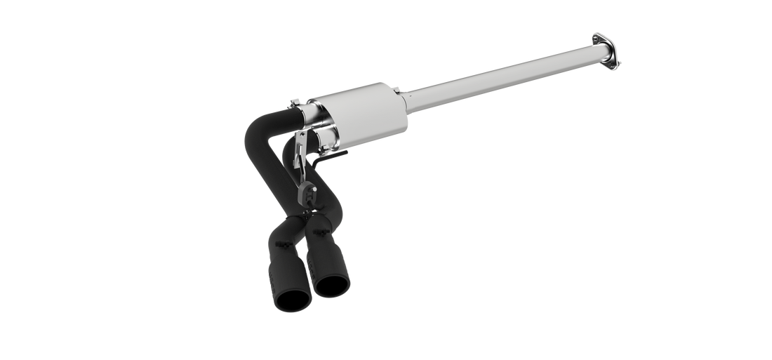 MBRP S5260BLK - 3 Inch Cat Back Exhaust System For 15-20 Ford F-150 Single Side Dual Black MBRP