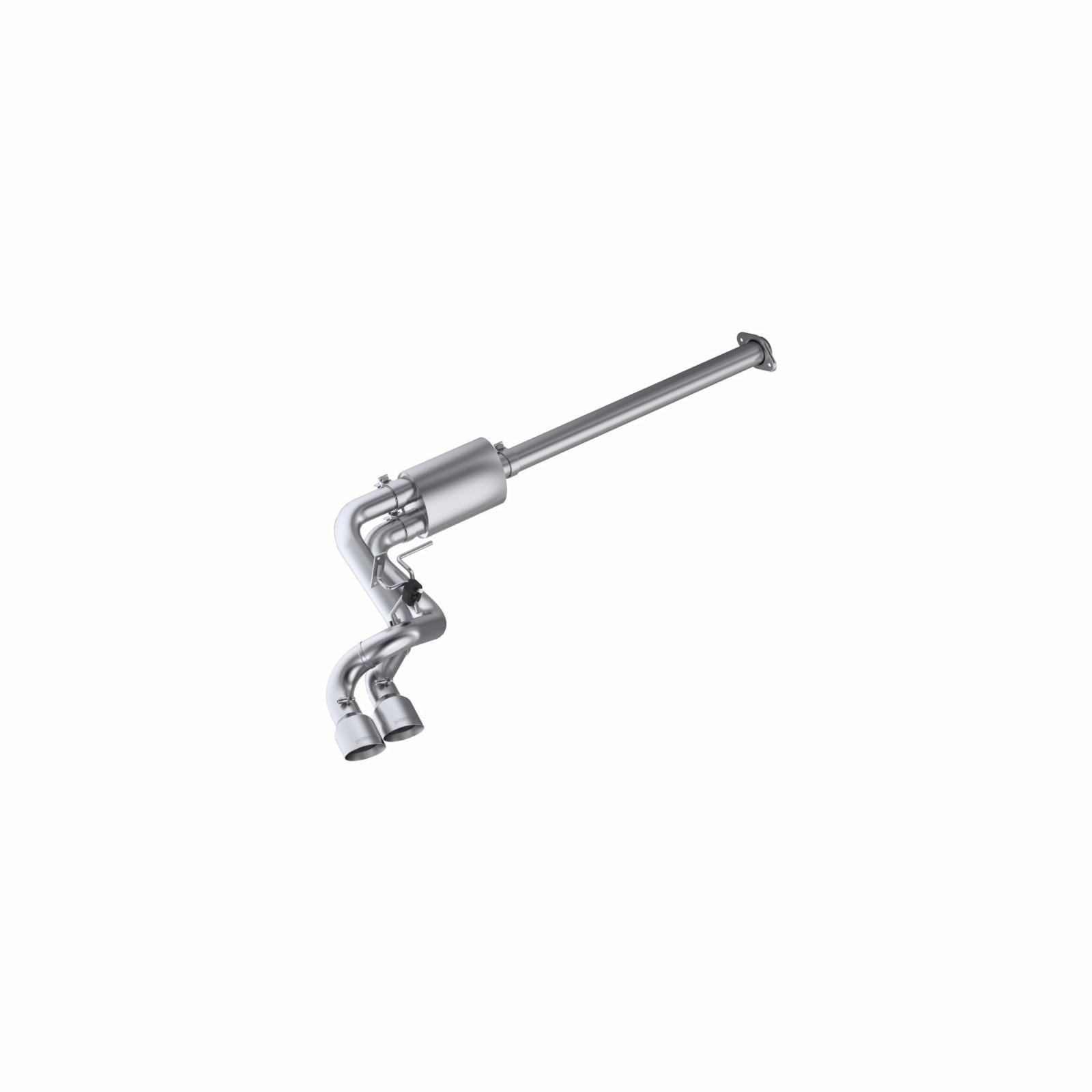 MBRP S5261409 3 Inch Cat Back Exhaust System Preaxle Dual Outlet T409 Stainless Steel