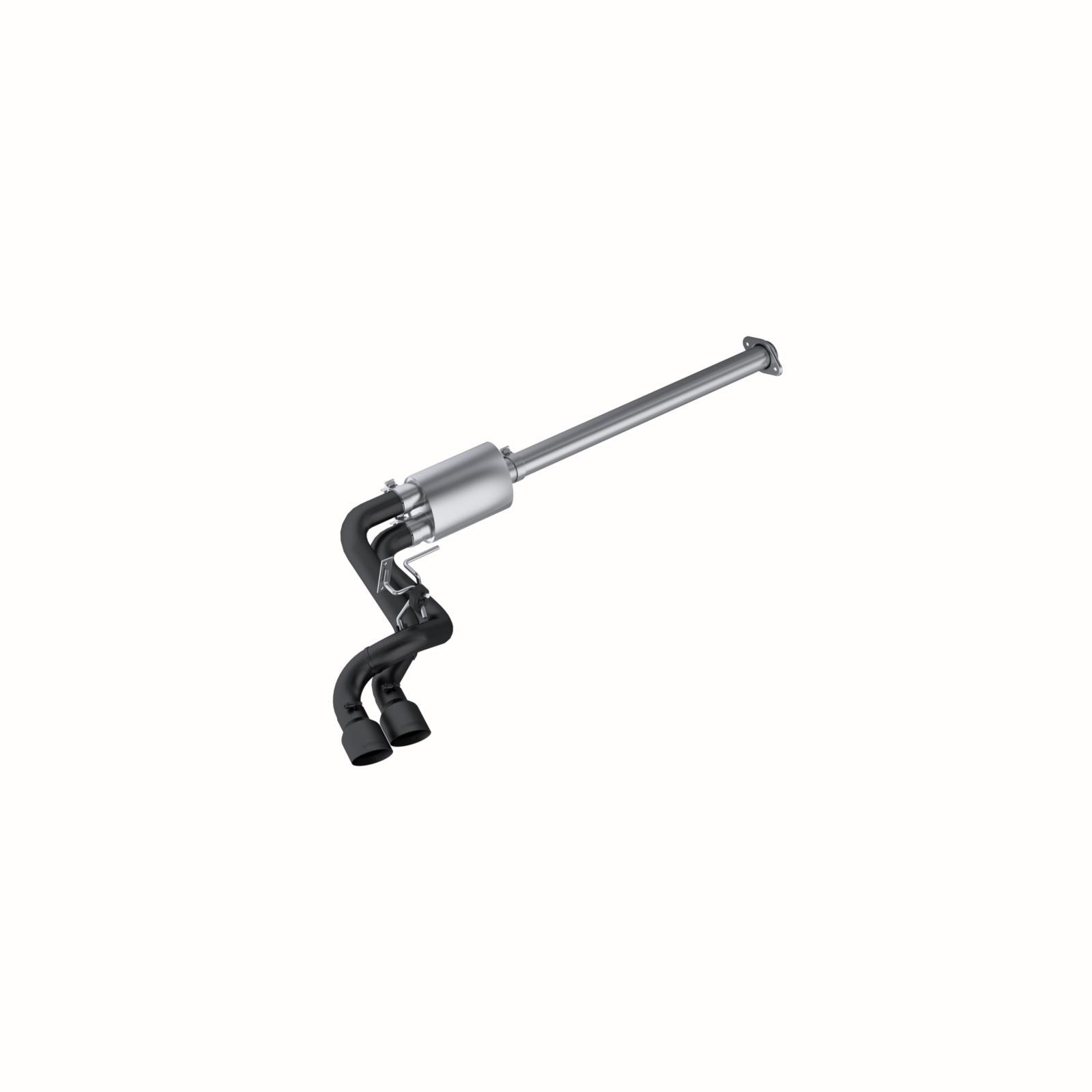 MBRP S5261BLK - 3 Inch Cat Back Exhaust System For 15-20 Ford F-150 Preaxle Dual Outlet Black Coated MBRP