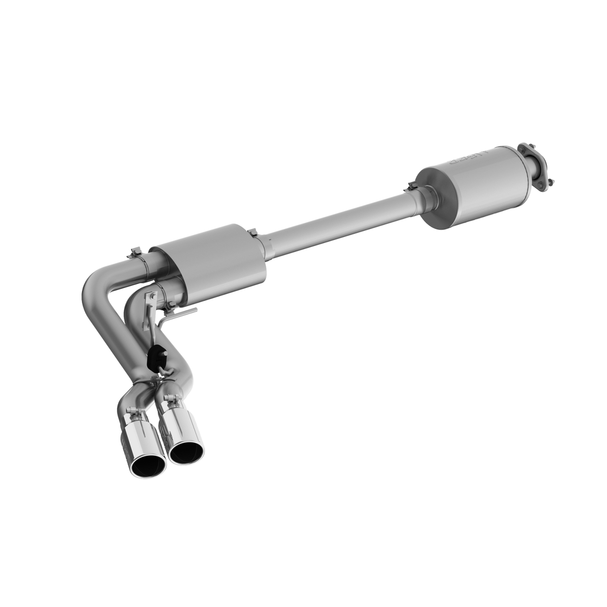 MBRP S5262304 - 3 Inch Cat Back Exhaust System Pre-Axle Dual Outlet T304 Stainless Steel Street Version For 15-20 Ford F-150 MBRP 1
