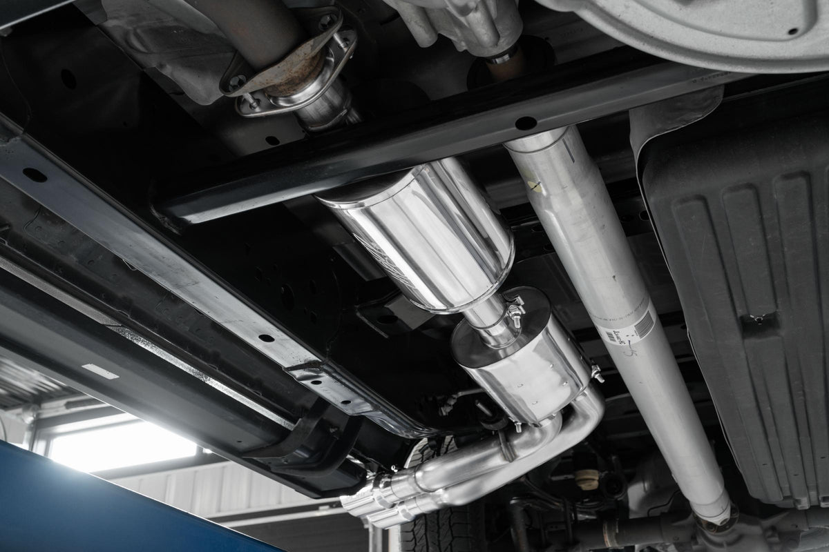 MBRP S5262304 - 3 Inch Cat Back Exhaust System Pre-Axle Dual Outlet T304 Stainless Steel Street Version For 15-20 Ford F-150 MBRP 3