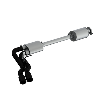 MBRP S5262BLK - 3 Inch Cat Back Exhaust System Pre-Axle Dual Outlet Black Coated Street Version For 15-20 Ford F-150 MBRP 1