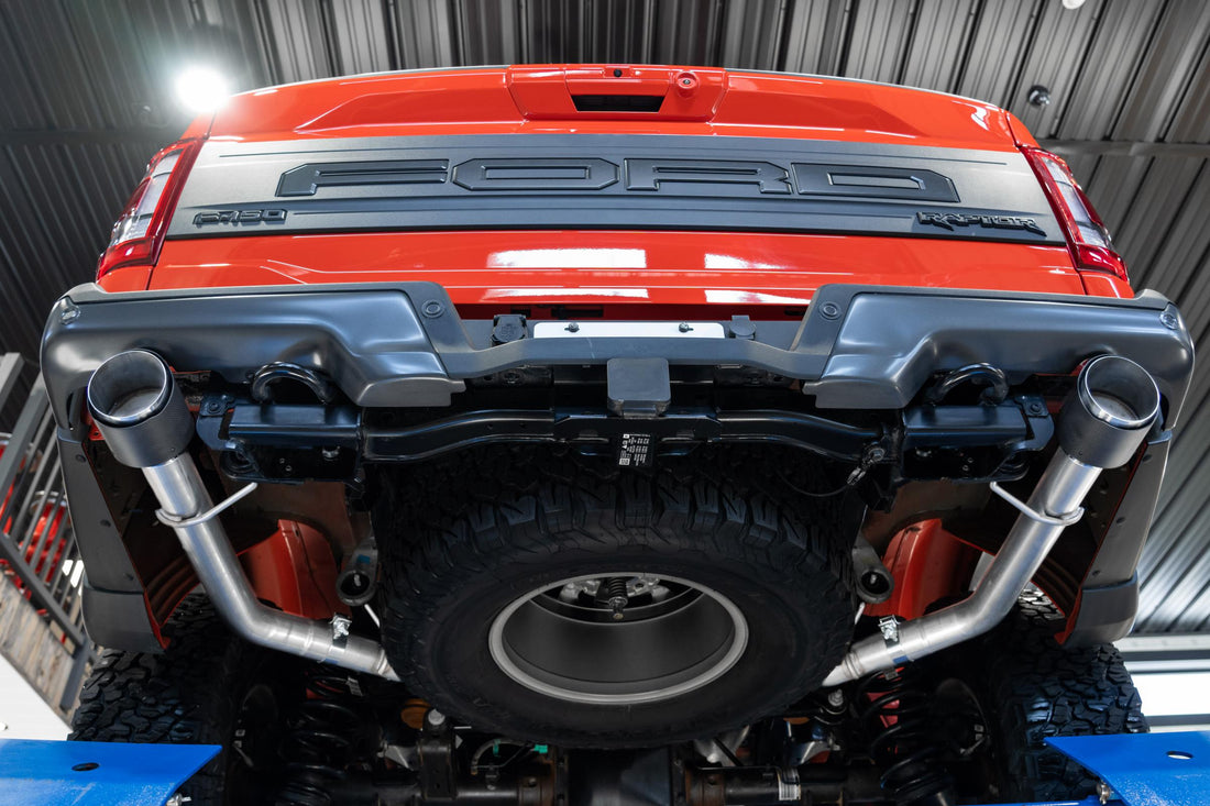MBRP S52663CF 3 Inch Axle-Back Dual Rear Exit T304 Stainless Steel with Carbon Fiber Tips