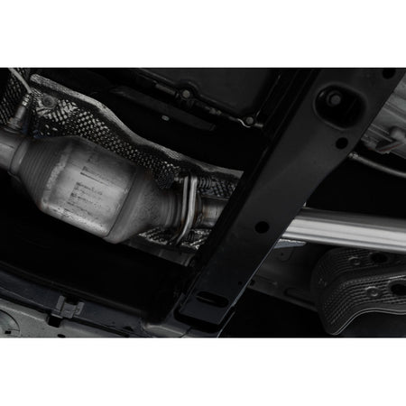 MBRP S5301304 - 2022-Up Toyota Tundra 3.4L T304 Stainless Steel 2.5 Inch Dual Cat-Back Single Side Exit MBRP 3