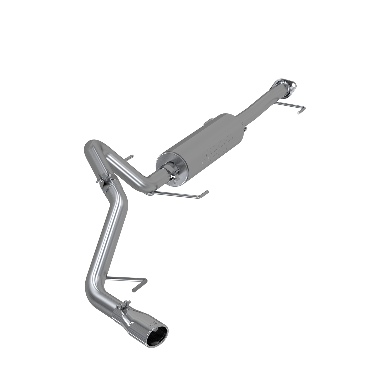 MBRP S5308AL - Cat Back Exhaust System Single Rear Exit Aluminized Steel For 07-14 Toyota FJ 4.0L V6 MBRP