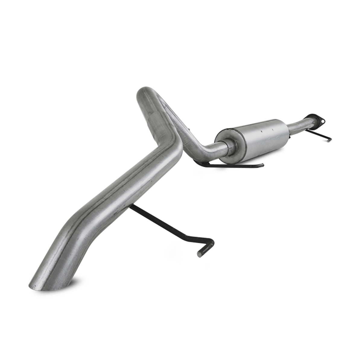 MBRP Exhaust MBRP S5310409 - Cat Back Exhaust System Single Rear Exit Off-Road Tail No Tip For 07-14 Toyota FJ 4.0L V6 T409 Stainless Steel MBRP