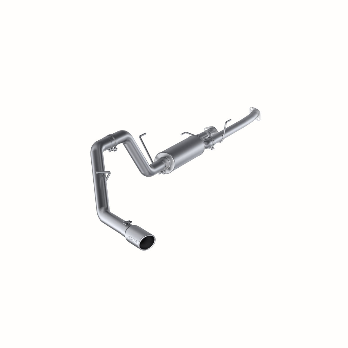 MBRP S5314AL - Cat Back Exhaust System Single Side 4 Inch Tip Aluminized Steel For 09-21 Toyota Tundra MBRP