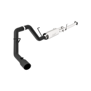 MBRP S5314BLK Cat Back Exhaust System Single Side Black Aluminized Steel