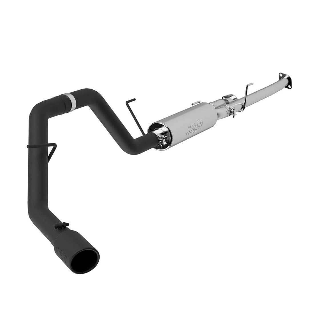 MBRP S5314BLK Cat Back Exhaust System Single Side Black Aluminized Steel