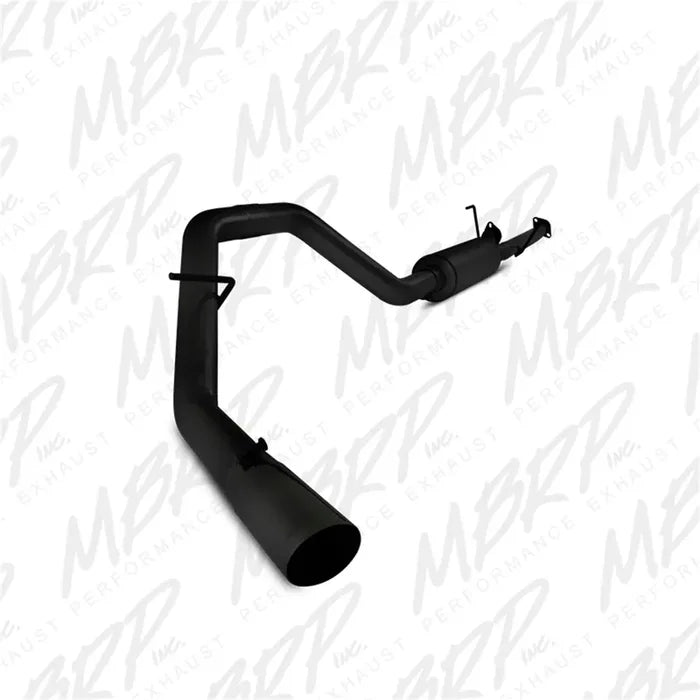 MBRP S5314BLK Cat Back Exhaust System Single Side Black Aluminized Steel