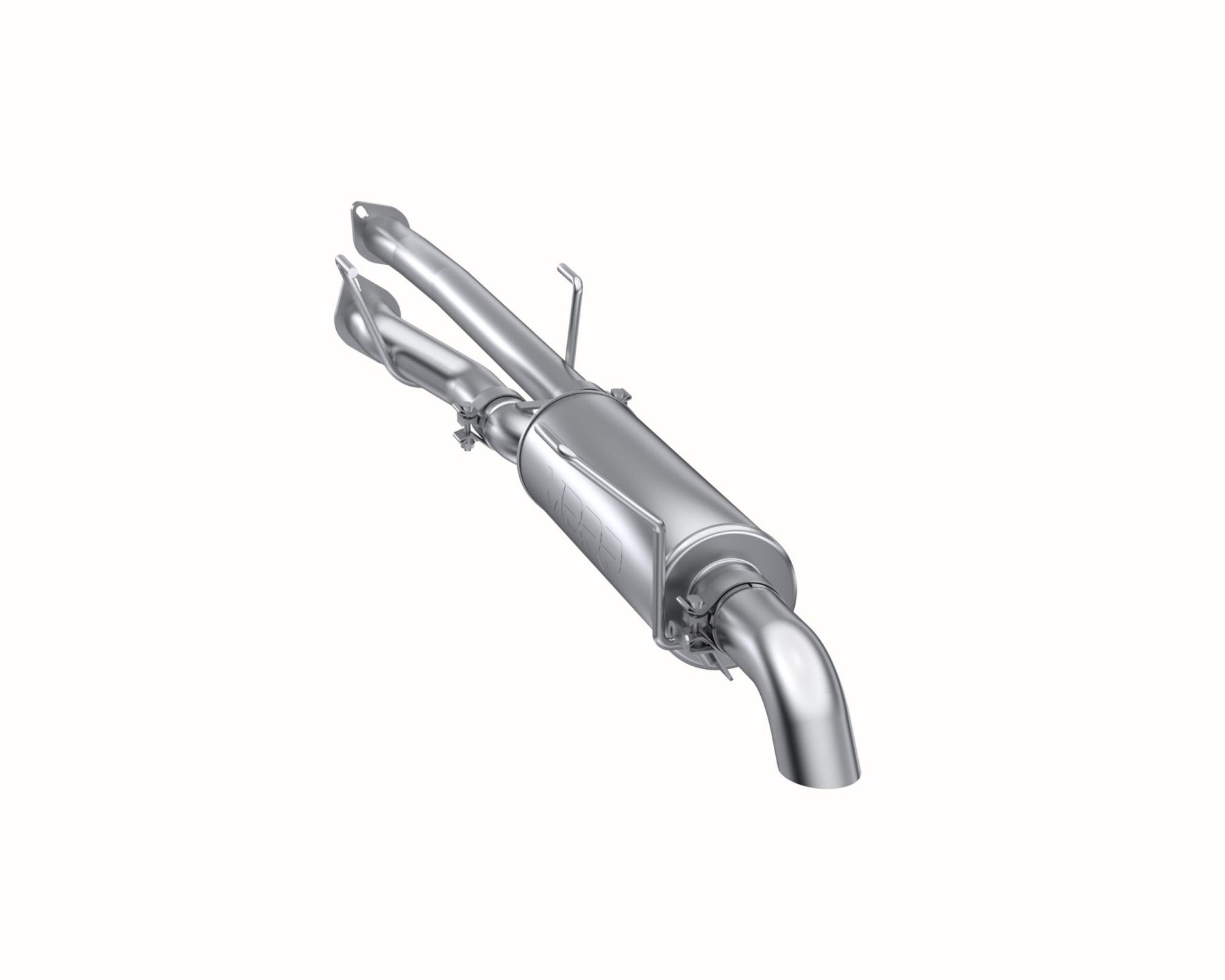 MBRP S5320AL - Cat Back Exhaust System Turn Down Single Aluminized Steel For 09-21 Toyota Tundra MBRP 1