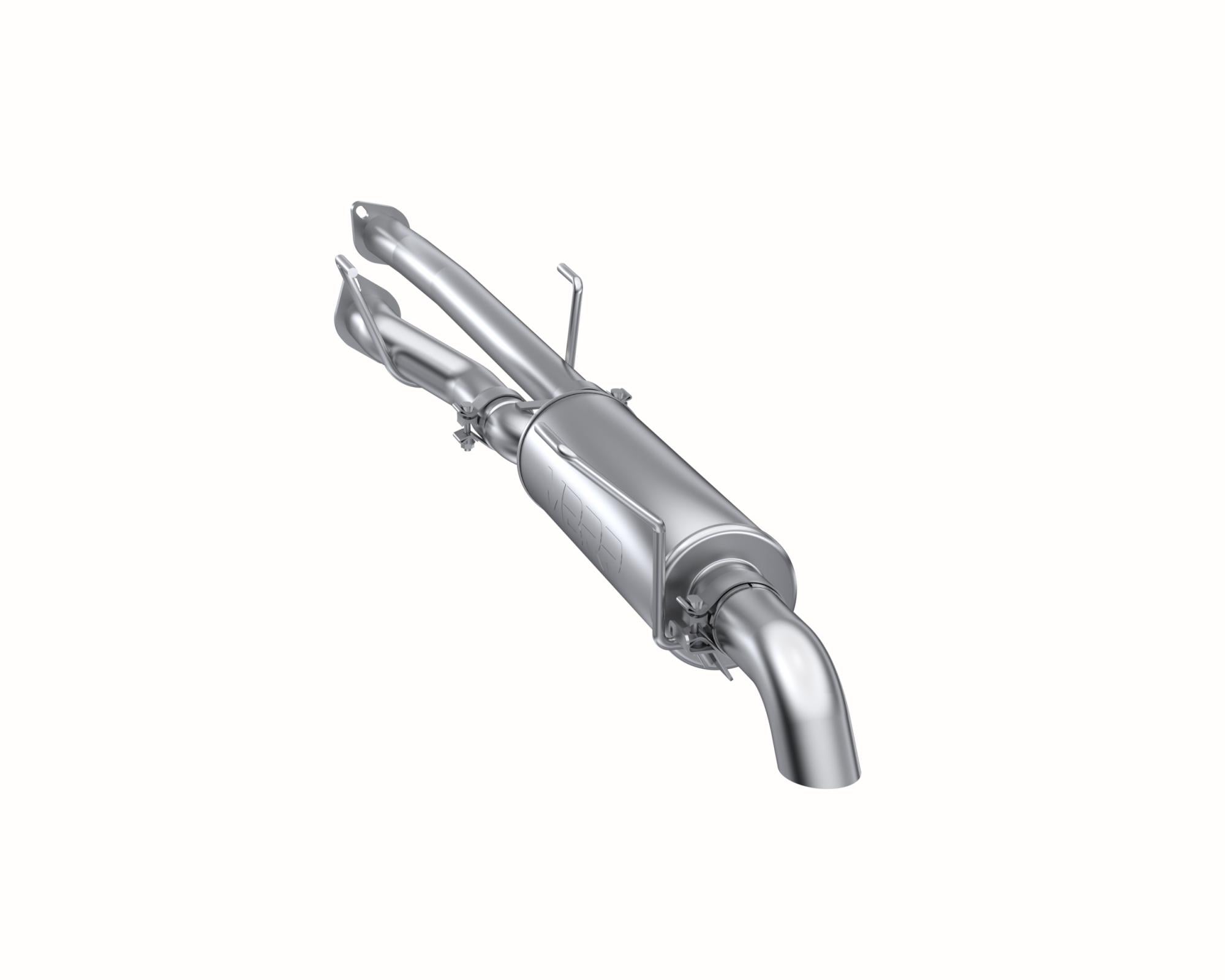 MBRP S5320AL - Cat Back Exhaust System Turn Down Single Aluminized Steel For 09-21 Toyota Tundra MBRP 1