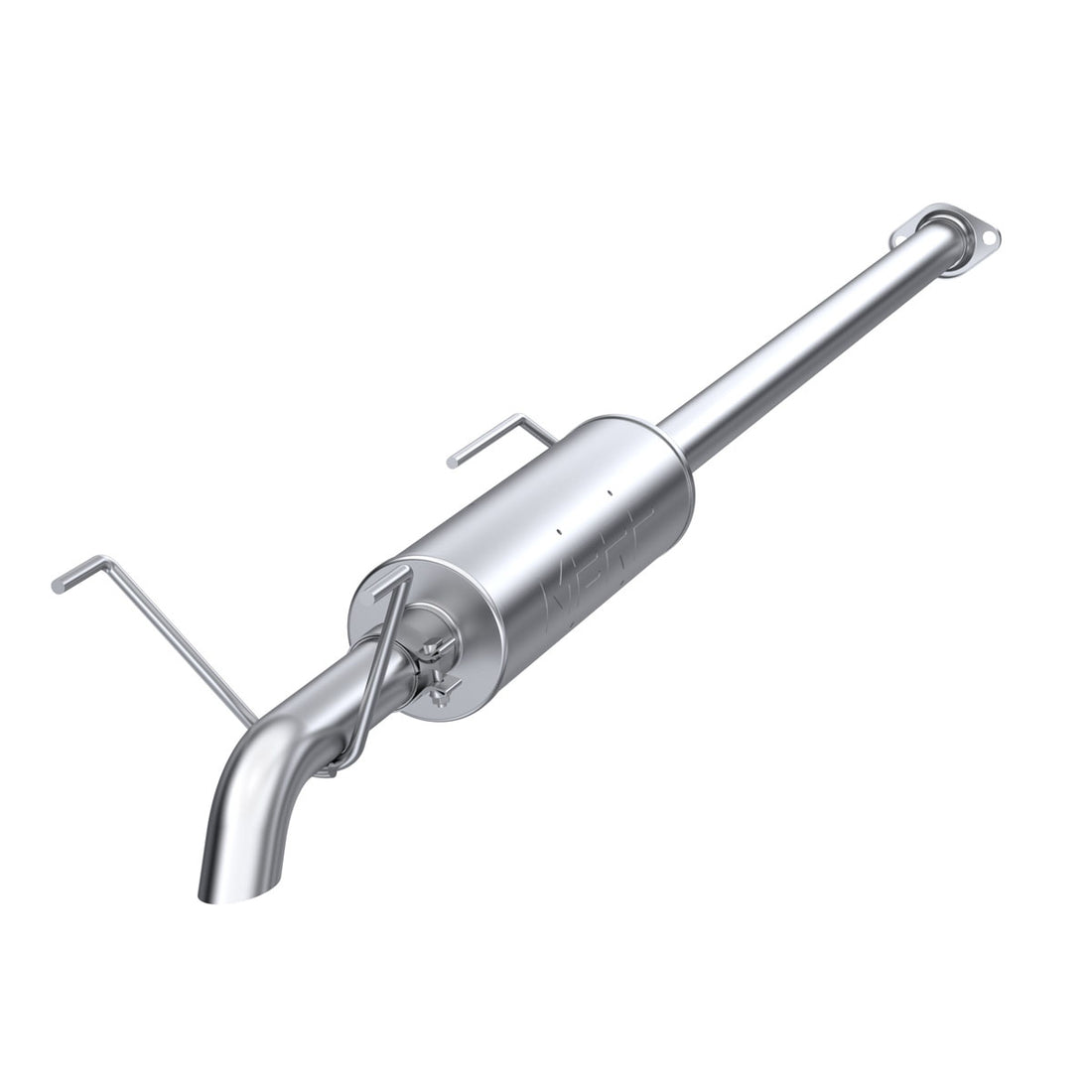 MBRP S5322409 - Cat Back Exhaust System Turn Down Single T409 For 05-15 Toyota Tacoma 4.0L, Extended Cab/Crew Cab Short Bed MBRP
