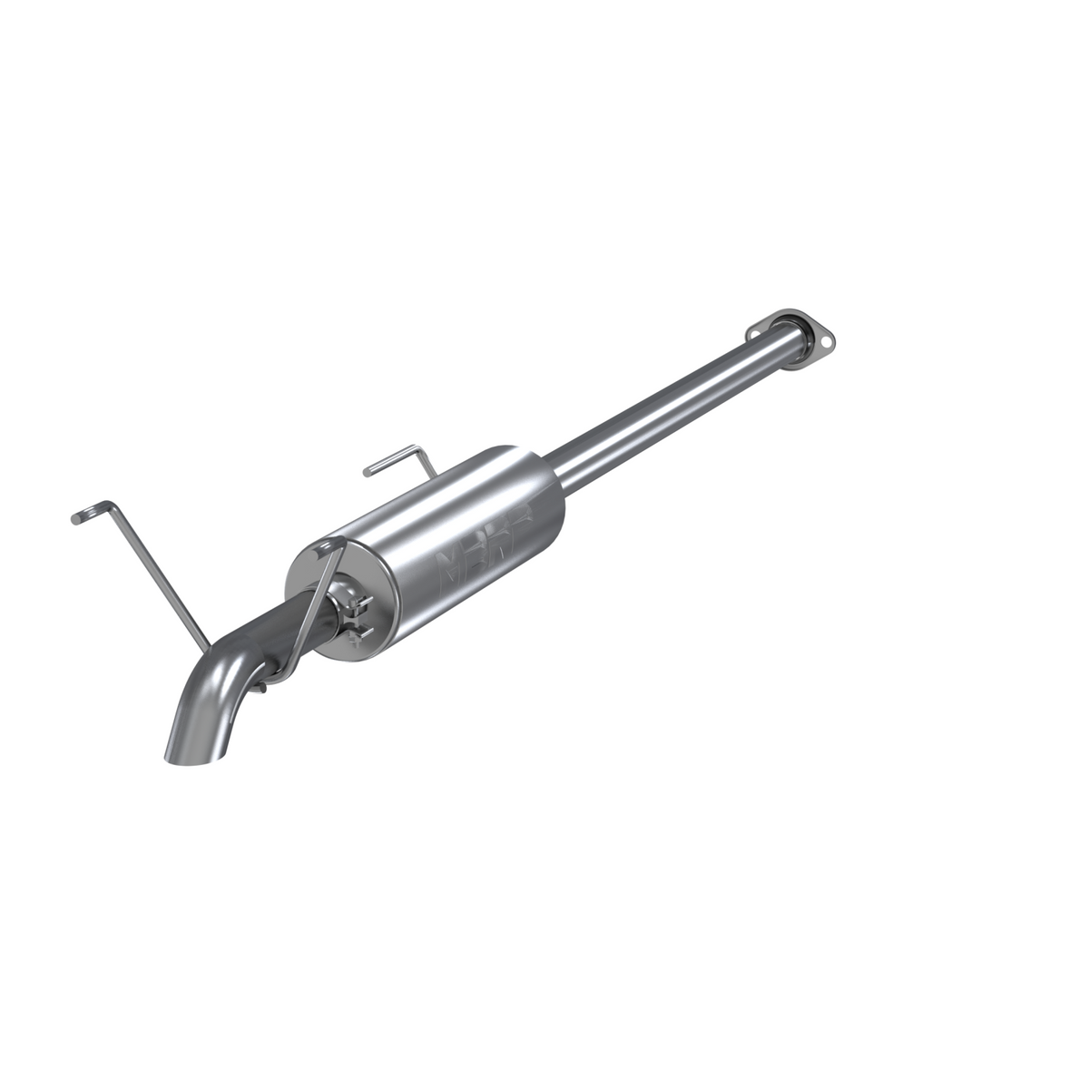 MBRP S5322AL - Cat Back Exhaust System Turn Down Single Aluminized Steel For 05-15 Toyota Tacoma 4.0L, Extended Cab/Crew Cab Short Bed MBRP 1
