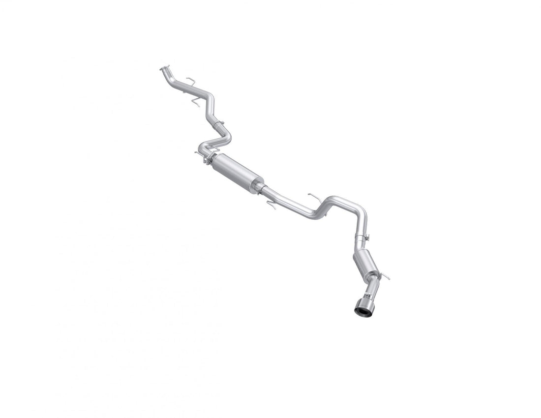 MBRP S5323304 - 2024-Up Toyota Tacoma 2.4L Armor Pro 3 Inch Cat-Back Exhaust System with Polished Tip MBRP