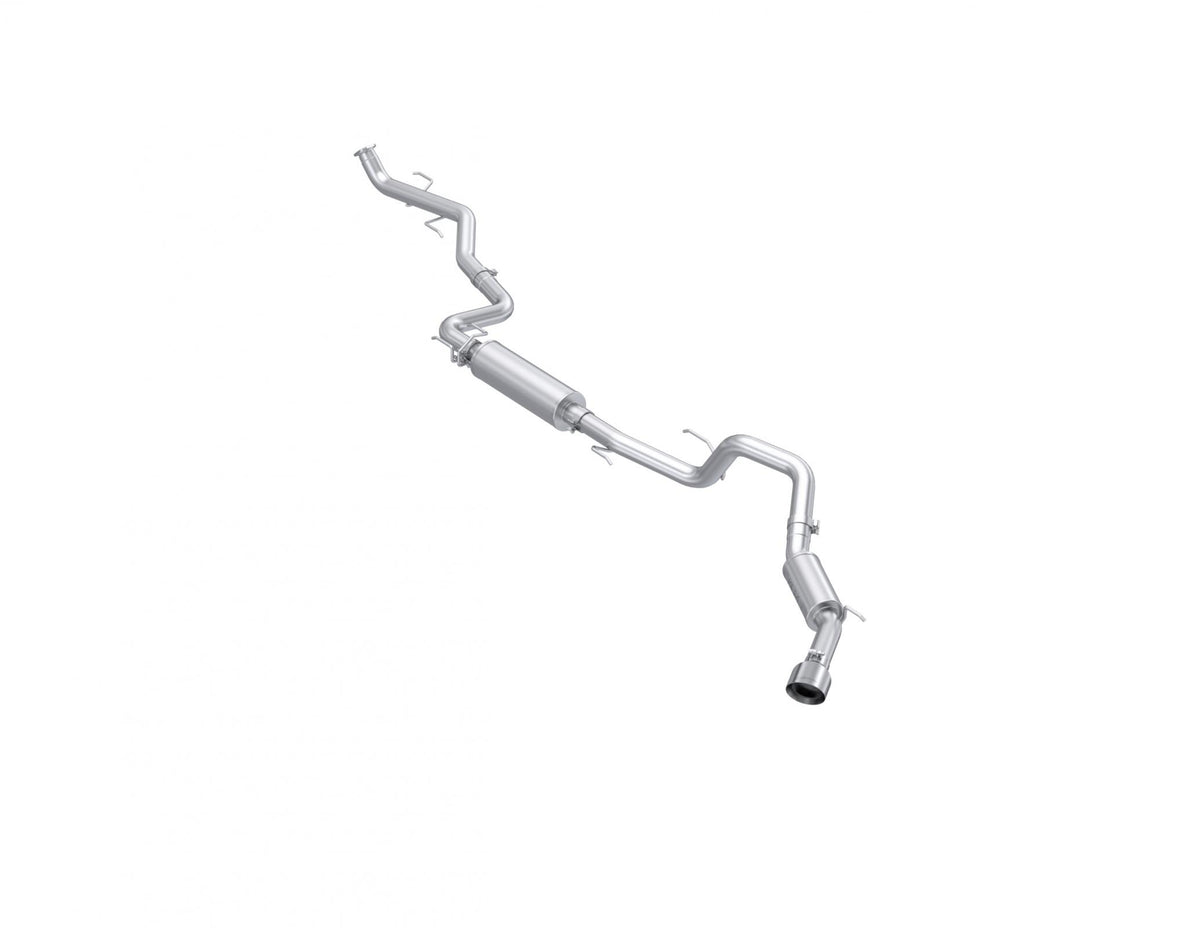 MBRP S5323304 - 2024-Up Toyota Tacoma 2.4L Armor Pro 3 Inch Cat-Back Exhaust System with Polished Tip MBRP
