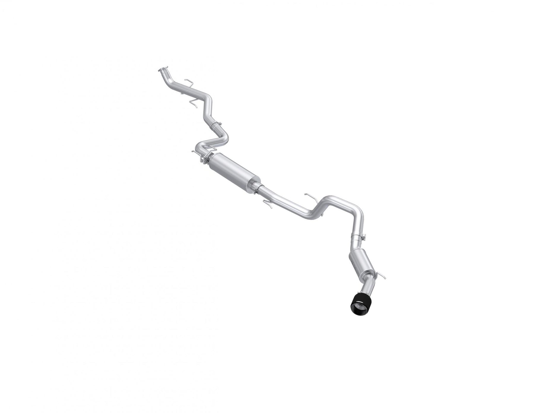 MBRP S53233CF - 2024-Up Toyota Tacoma 2.4L Armor Pro 3 Inch Cat-Back Exhaust System with Carbon Fiber Tip MBRP