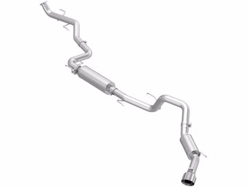 MBRP S5323AL - 2024-Up Toyota Tacoma 2.4L Armor Lite 3 Inch Cat-Back Exhaust System with Polished Tip MBRP