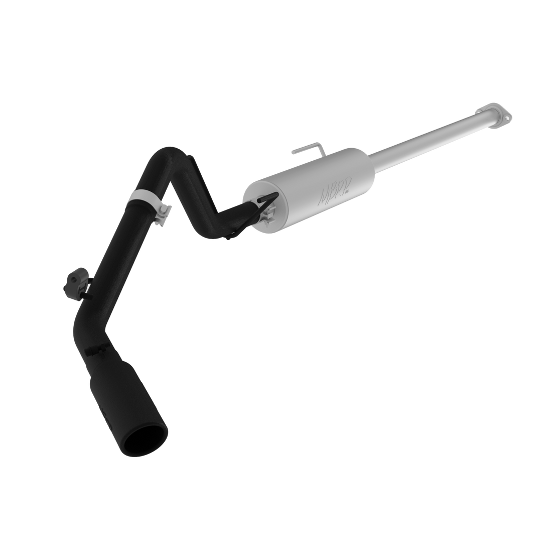 MBRP S5326BLK Cat Back Exhaust System Single Side Black-Coated Aluminized Steel