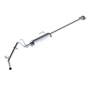 MBRP S5326P - Cat Back Exhaust System Single Side Aluminized Steel, No Tip, For 05-15 Toyota Tacoma MBRP