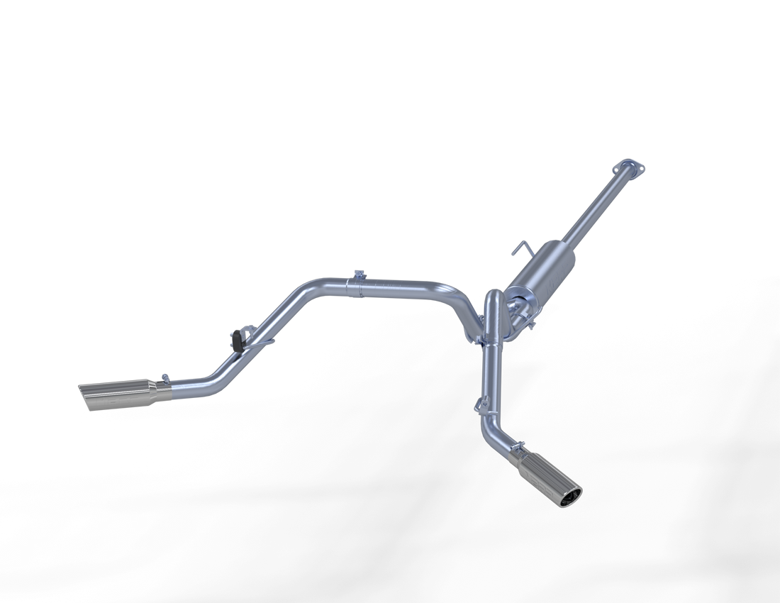 MBRP S5328AL - Cat Back Exhaust System Dual Split Side Aluminized Steel For 05-15 Toyota Tacoma MBRP