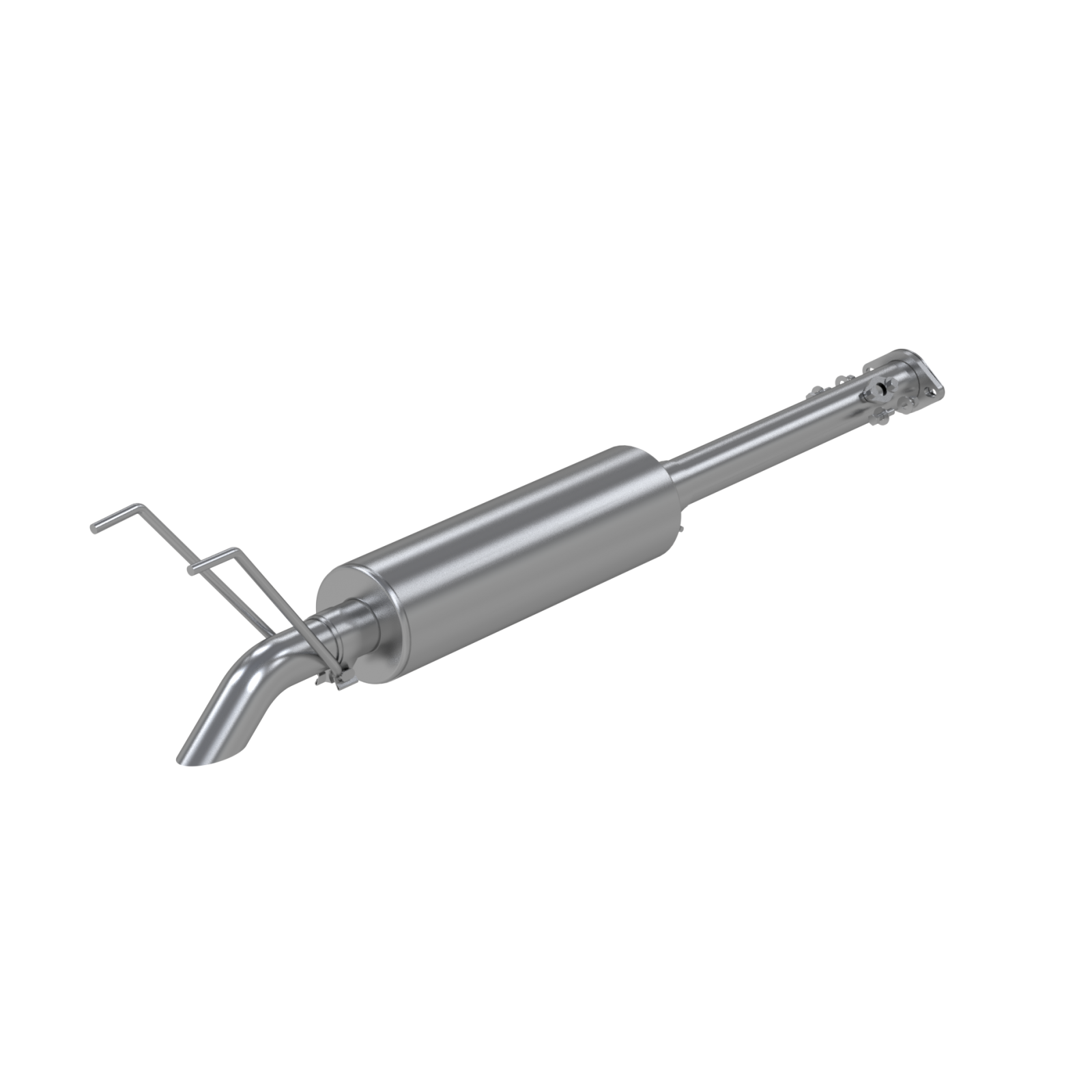MBRP S5332409 - 2.5 Inch Cat Back Exhaust System For 01-04 Toyota Tacoma 3.4L, 2.4L and 2.7L Turn Down T409 Stainless Steel MBRP 1