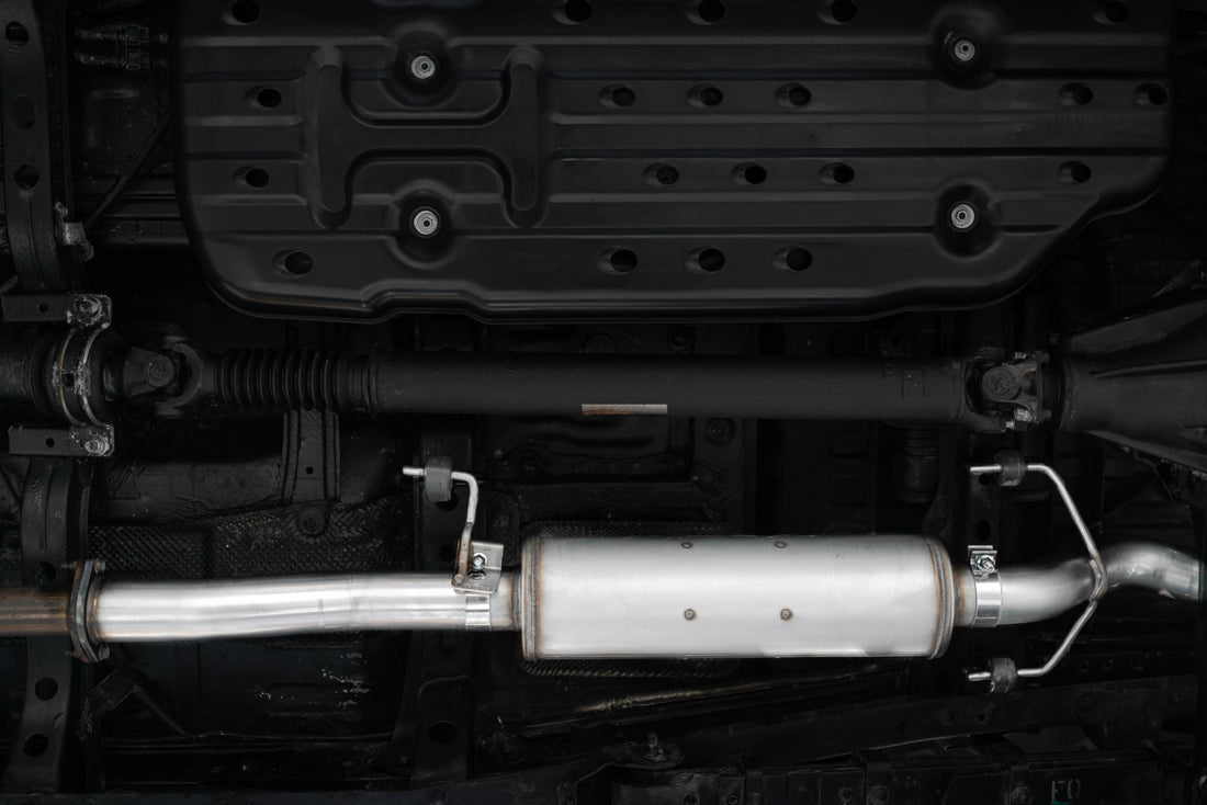 MBRP S5338409 - Toyota 3 Inch Cat Back Exhaust System For 16-23 Toyota Tacoma 3.5L Single Side Exit MBRP