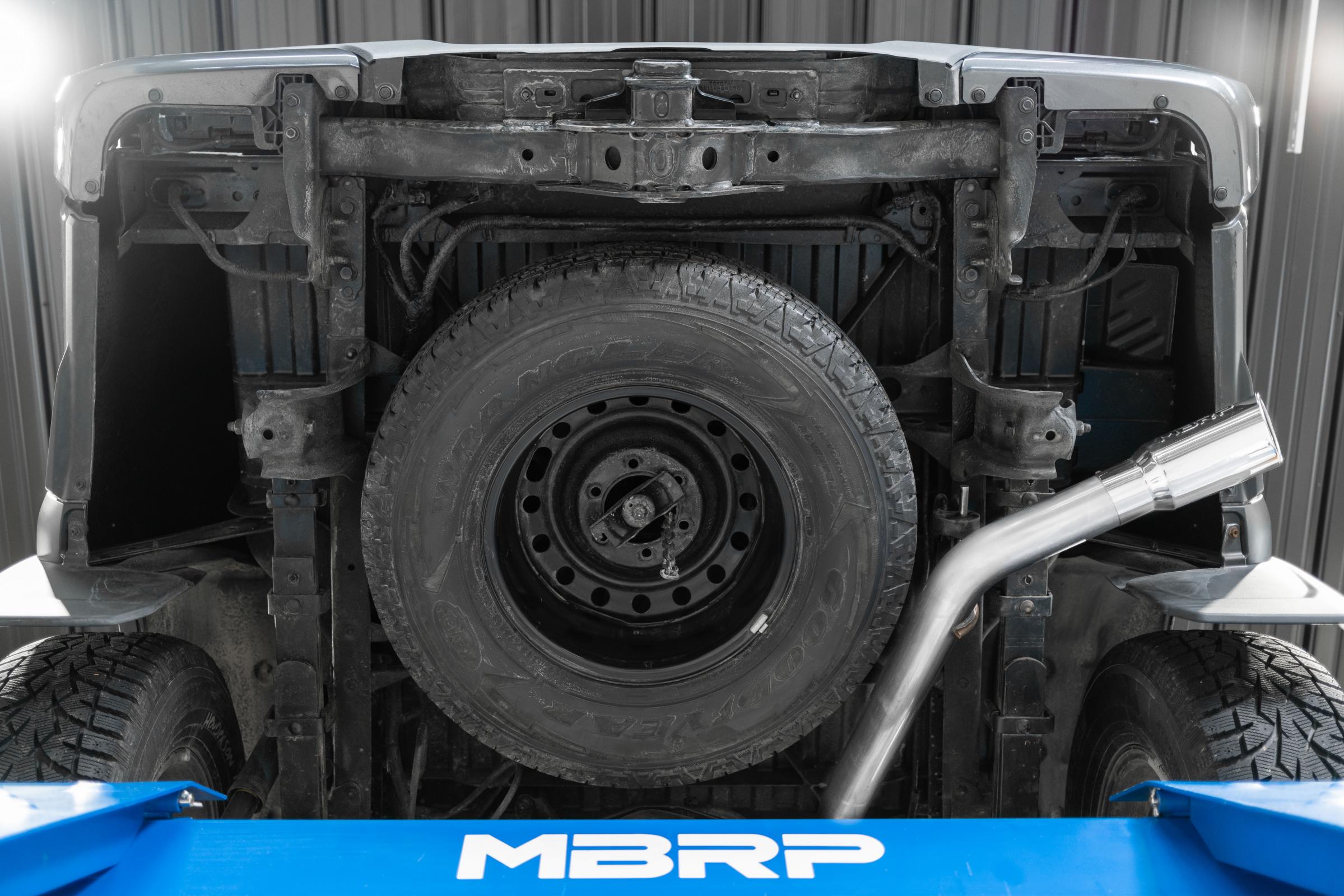 MBRP S5338AL - Toyota 3 Inch Cat Back Exhaust System For 16-23 Toyota Tacoma 3.5L Single Side Exit  MBRP 5