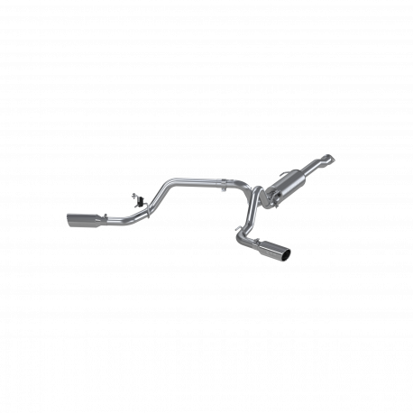MBRP S5340409 - Toyota 3 Inch Cat Back Exhaust System For 16-23 Toyota Tacoma 3.5L Dual Split Side Armor Plus MBRP 2