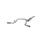 MBRP S5340409 - Toyota 3 Inch Cat Back Exhaust System For 16-23 Toyota Tacoma 3.5L Dual Split Side Armor Plus MBRP 2