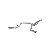 MBRP S5340409 - Toyota 3 Inch Cat Back Exhaust System For 16-23 Toyota Tacoma 3.5L Dual Split Side Armor Plus MBRP 1