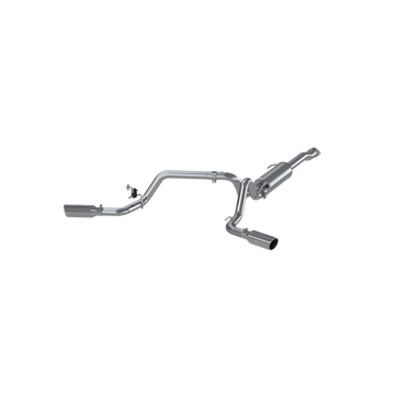 MBRP S5340409 - Toyota 3 Inch Cat Back Exhaust System For 16-23 Toyota Tacoma 3.5L Dual Split Side Armor Plus MBRP 1