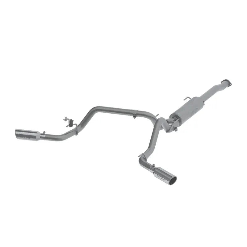 MBRP S5340AL - Toyota 3 Inch Cat Back Exhaust System For 16-23 Toyota Tacoma 3.5L Dual Split Side Armor Lite MBRP