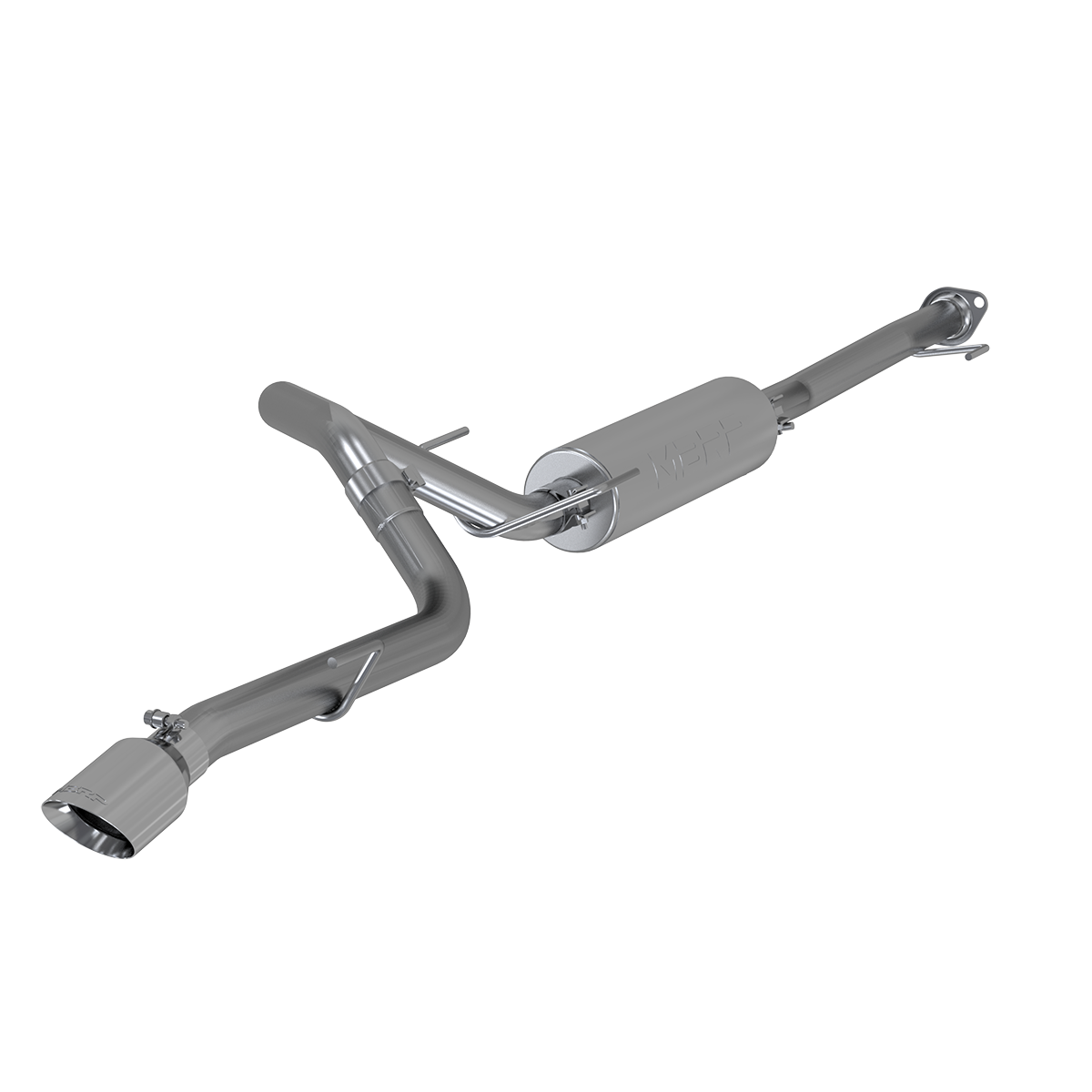 MBRP S5342AL - Toyota 2.5 Inch Cat Back Exhaust System For 04-24 4 Runner 11-16 Land Cruiser Prado Single Side Armor Lite MBRP 1