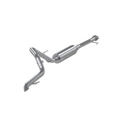 MBRP S5343AL - 03-24 Toyota 4Runner 11-16 Toyota Land Cruiser Prado Armor Lite Aluminized Steel 2.5 Inch Cat-Back High Clearance Turn Down Single Rear Exit MBRP Exhaust System 1