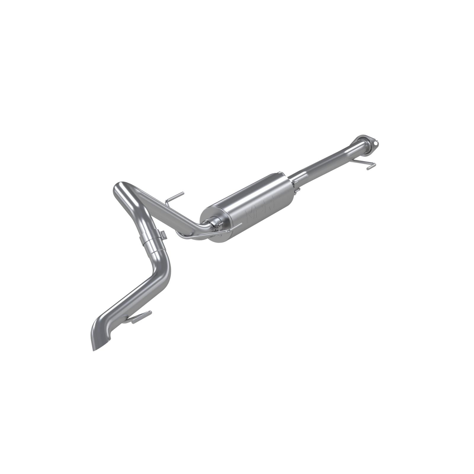 MBRP S5343AL - 03-24 Toyota 4Runner 11-16 Toyota Land Cruiser Prado Armor Lite Aluminized Steel 2.5 Inch Cat-Back High Clearance Turn Down Single Rear Exit MBRP Exhaust System 1