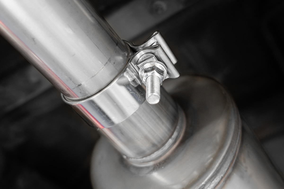 MBRP S5343AL - 03-24 Toyota 4Runner 11-16 Toyota Land Cruiser Prado Armor Lite Aluminized Steel 2.5 Inch Cat-Back High Clearance Turn Down Single Rear Exit MBRP Exhaust System 4