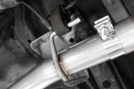 MBRP S5343AL - 03-24 Toyota 4Runner 11-16 Toyota Land Cruiser Prado Armor Lite Aluminized Steel 2.5 Inch Cat-Back High Clearance Turn Down Single Rear Exit MBRP Exhaust System 5