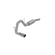 MBRP S5400AL - Cat Back Exhaust System Single Side Aluminized Steel For 04-06 Nissan Titan 5.6L, Extended Cab/Crew Cab MBRP