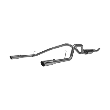 MBRP S5402409 - Cat Back Exhaust System Dual Split Rear T409 Stainless Steel For 04-15 Nissan Titan 5.6L MBRP