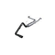 MBRP S5407BLK Black-Coated Aluminized Steel 2.5 Inch Cat-Back 3 Inch Single Rear Exit Armor BLK Series