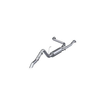 MBRP S5409AL - 2022-Up Nissan Frontier 3.8L Turn Down Aluminized Steel 2.5 Inch Cat-Back 3 Inch Single High Clearance Rear Exit Armor Lite Series MBRP