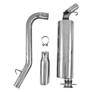 MBRP S5500409 - Jeep TJ Cat Back Exhaust System Single Side T409 Stainless Steel For 00-06 Wrangler TJ MBRP
