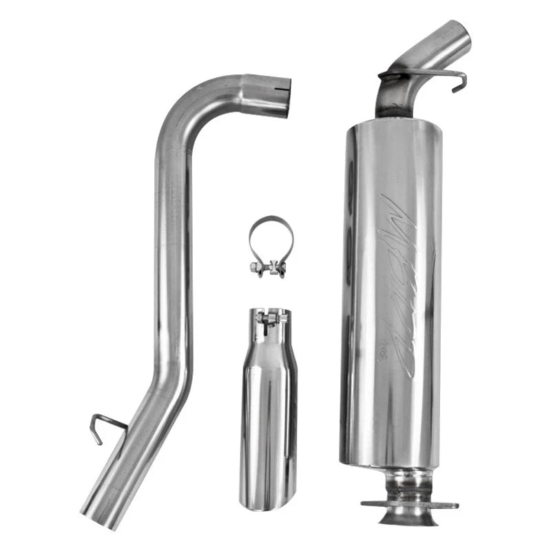 MBRP S5500409 - Jeep TJ Cat Back Exhaust System Single Side T409 Stainless Steel For 00-06 Wrangler TJ MBRP