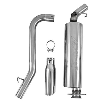 MBRP S5500409 - Jeep TJ Cat Back Exhaust System Single Side T409 Stainless Steel For 00-06 Wrangler TJ MBRP
