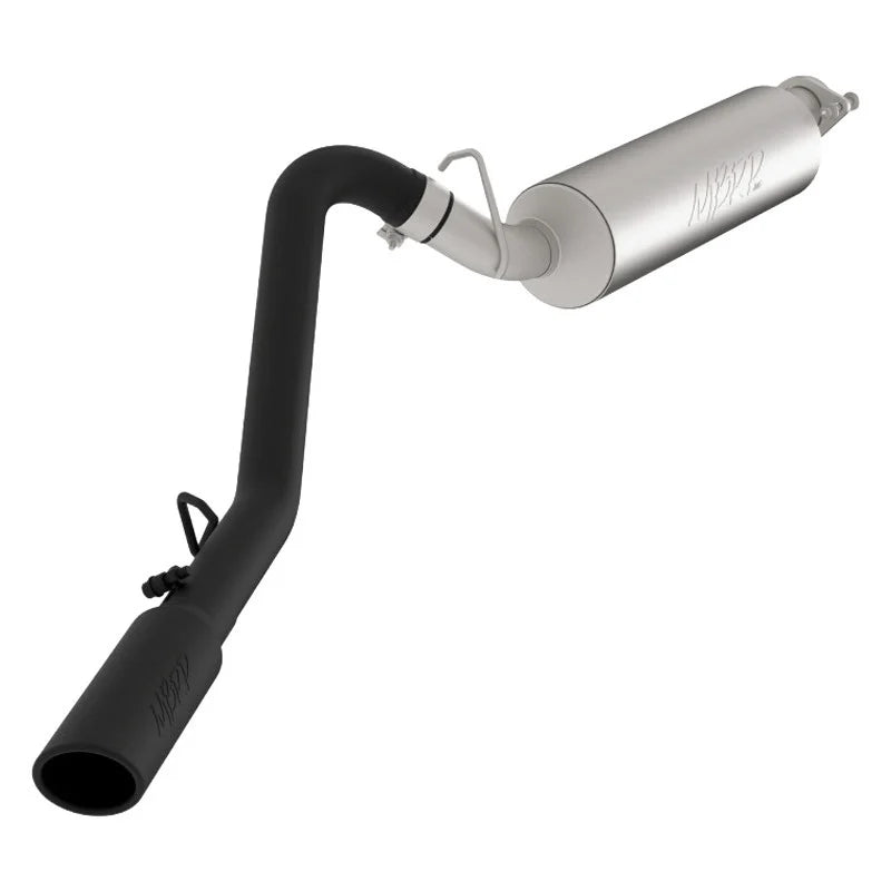MBRP S5500BLK Cat Back Exhaust System Single Side Black Aluminized Steel